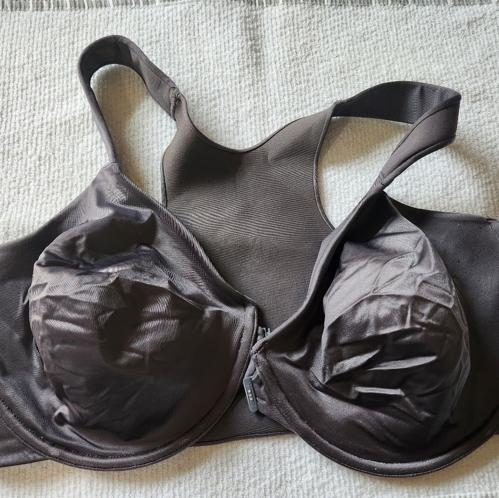 Vanity Fair Charcoal Grey Back Support Bra